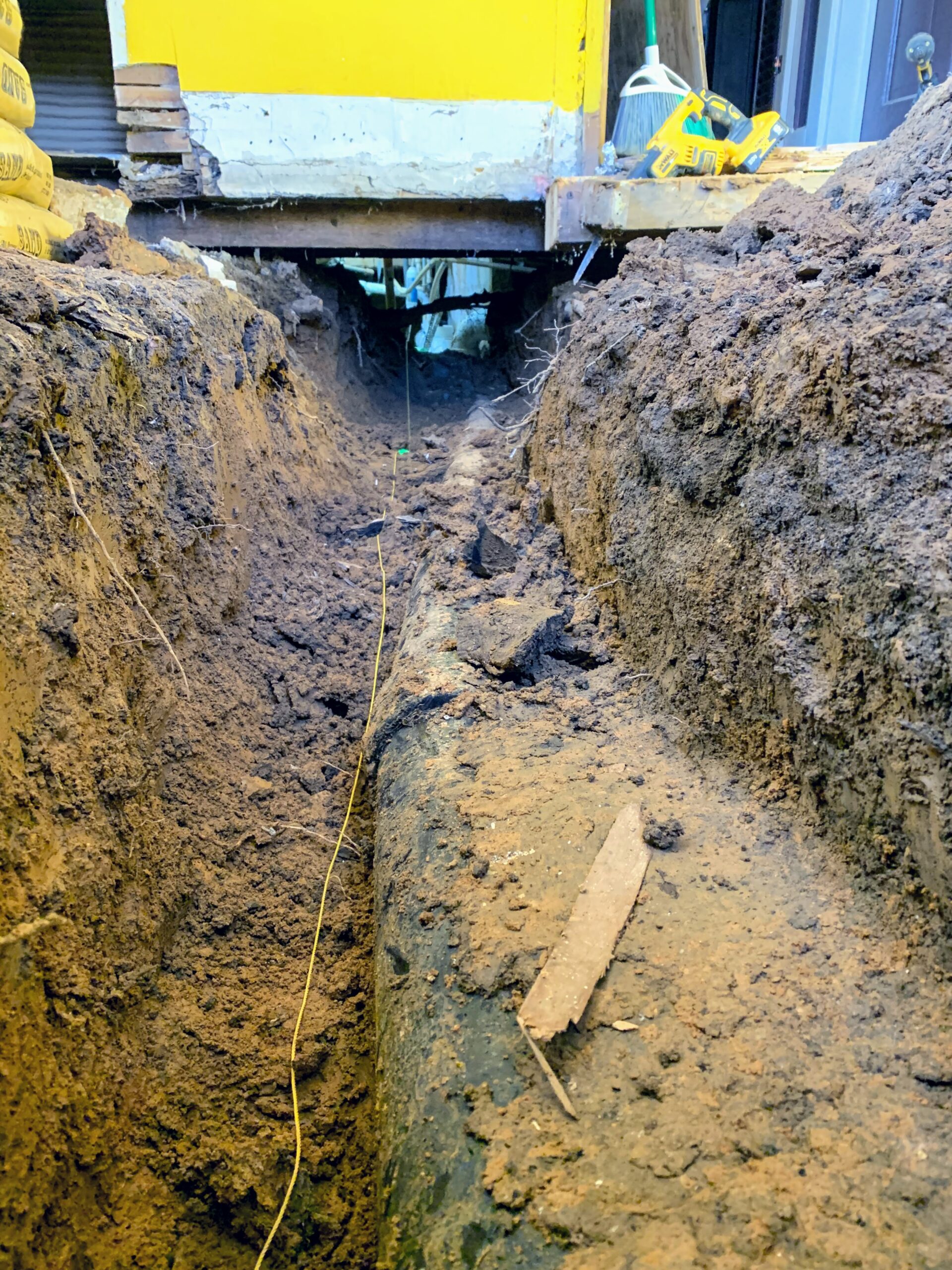 Workmans Sewage Line